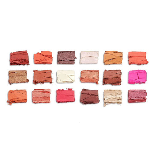 I Heart Revolution Red Velvet Eyeshadow Palette – 18 Sweetly Pigmented Shades
