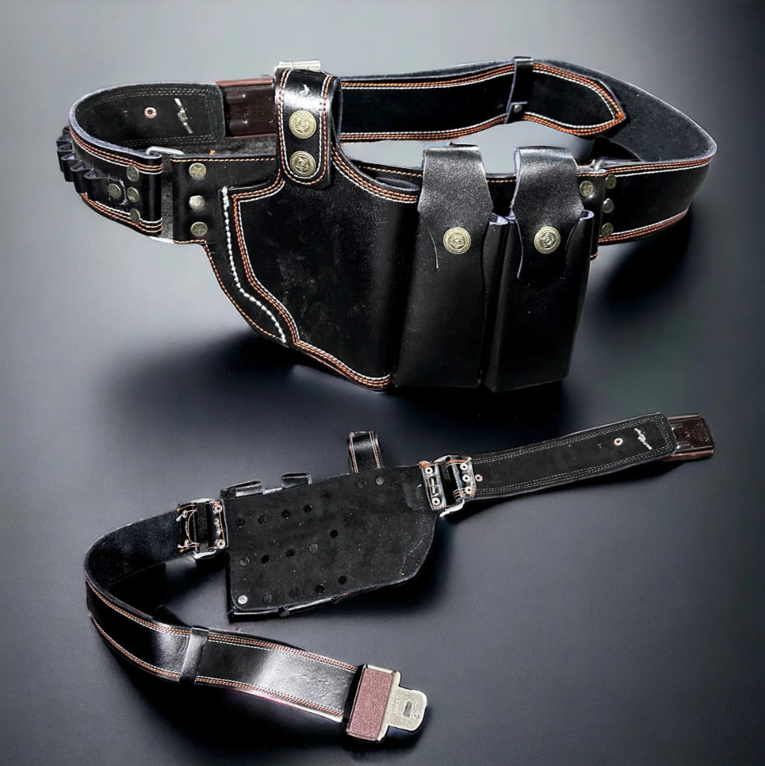 Handmade Leather Pistol Holster – Fits 9mm / 30 Bore | Durable & Stylish