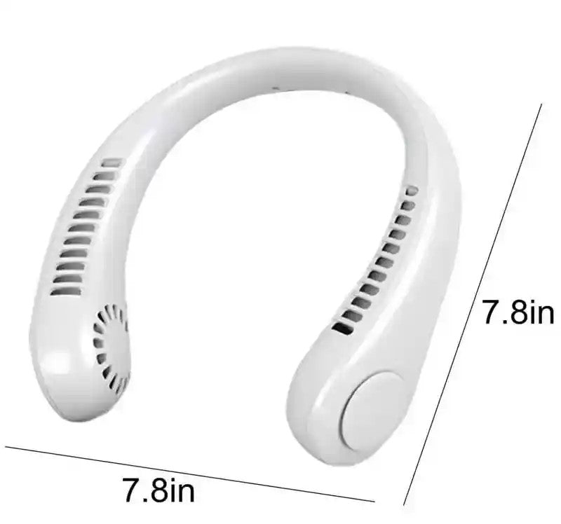 Rechargeable Wearable Neck Fan – Hands-Free Cooling for Summer