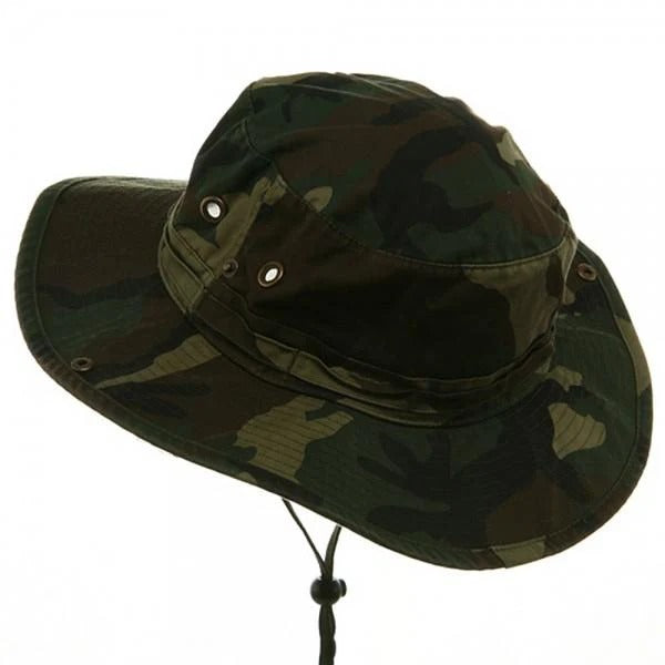 Camouflage Boonie Hat – Breathable Summer Hat for Outdoor & Travel