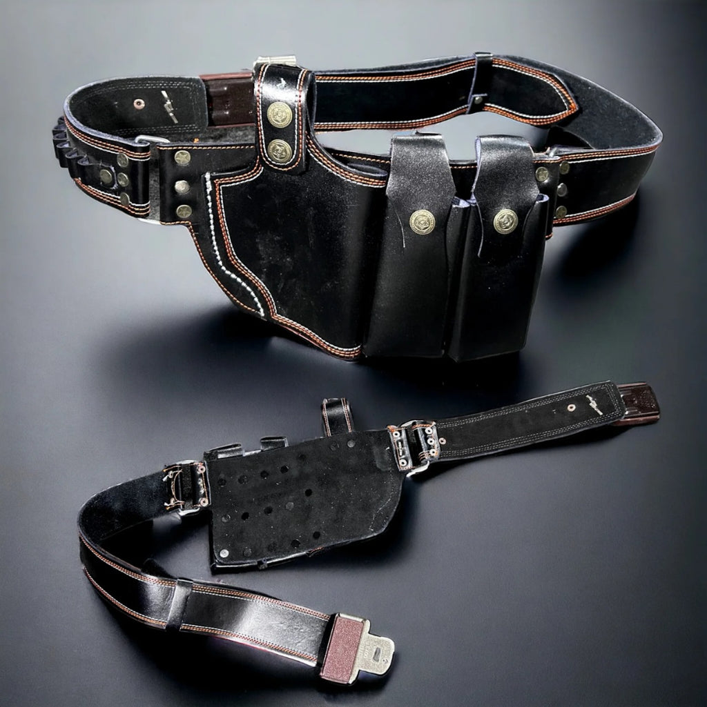 Handmade Leather Pistol Holster – Fits 9mm / 30 Bore | Durable & Stylish